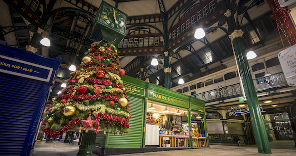 Leeds Kirkgate Market at Christmas