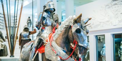 Knights Guard armour at the Royal Armouries Museum