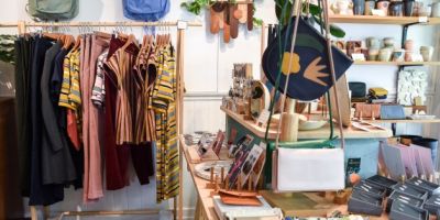 A shop with sustainably produced products